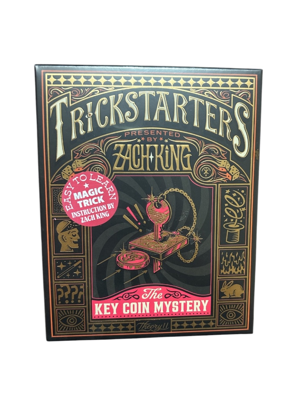 Trickstarters Key Coin Mystery - Black and Gold